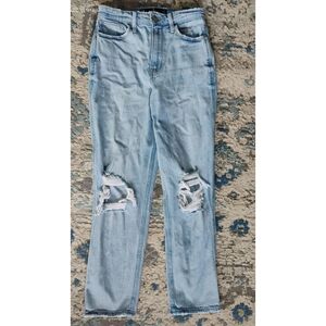 Light Blue Distressed Women's Jeans